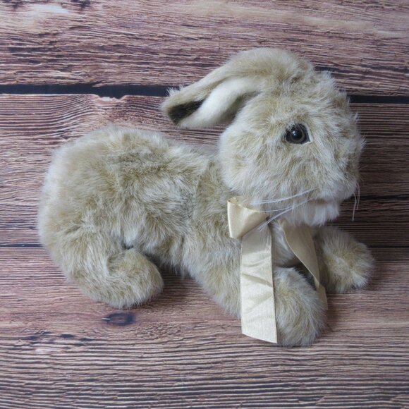 Dakin  Real Bunny Lying Plush Rabbit #53750  13" - Dakin Applause - Picture 2 of 10